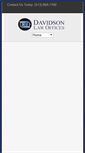 Mobile Screenshot of davidsonlawoffices.org