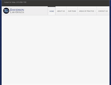 Tablet Screenshot of davidsonlawoffices.org